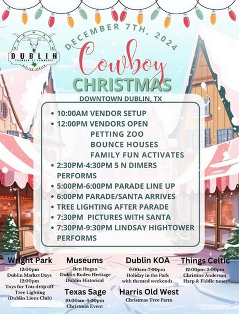 Dublin Cowboy Christmas Dec 7, 2024 publiclayoutevents